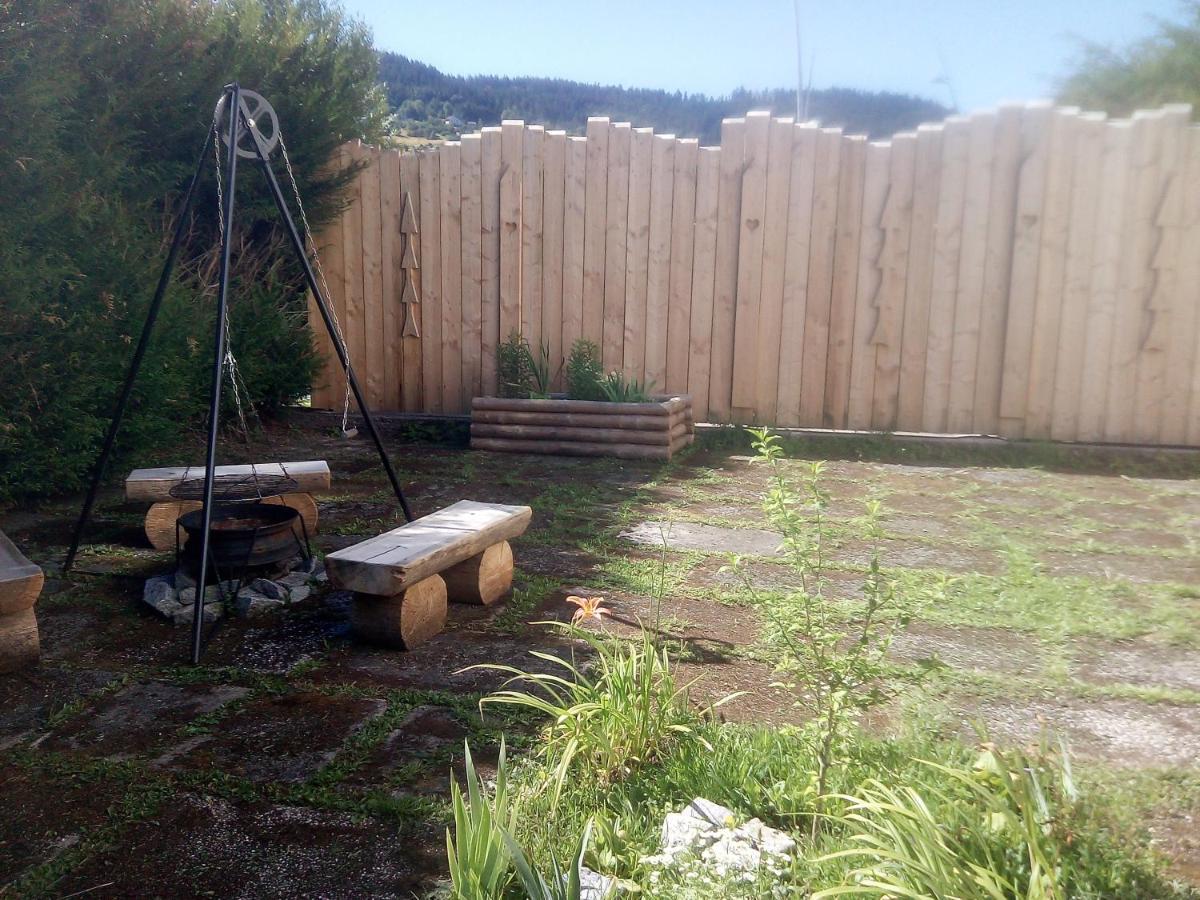 Cheminée à l'âtre, terrasse et Vue sur la montagne Gérardmer Exterior foto